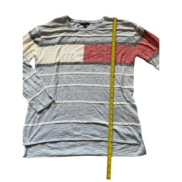 Tommy Hilfiger Womens/Teen Cotton Sweatshirt with Classic logo Size L Beach - Picture 4 of 7